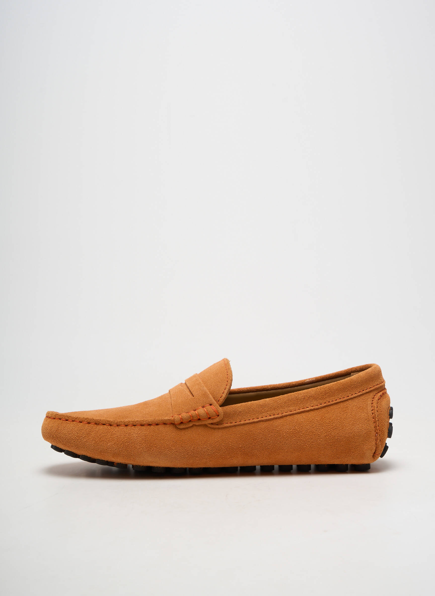 Pantofi de barcă vârf rotund vârf rotund portocalie LES MOCASSINS TROPEZIENS bărbat