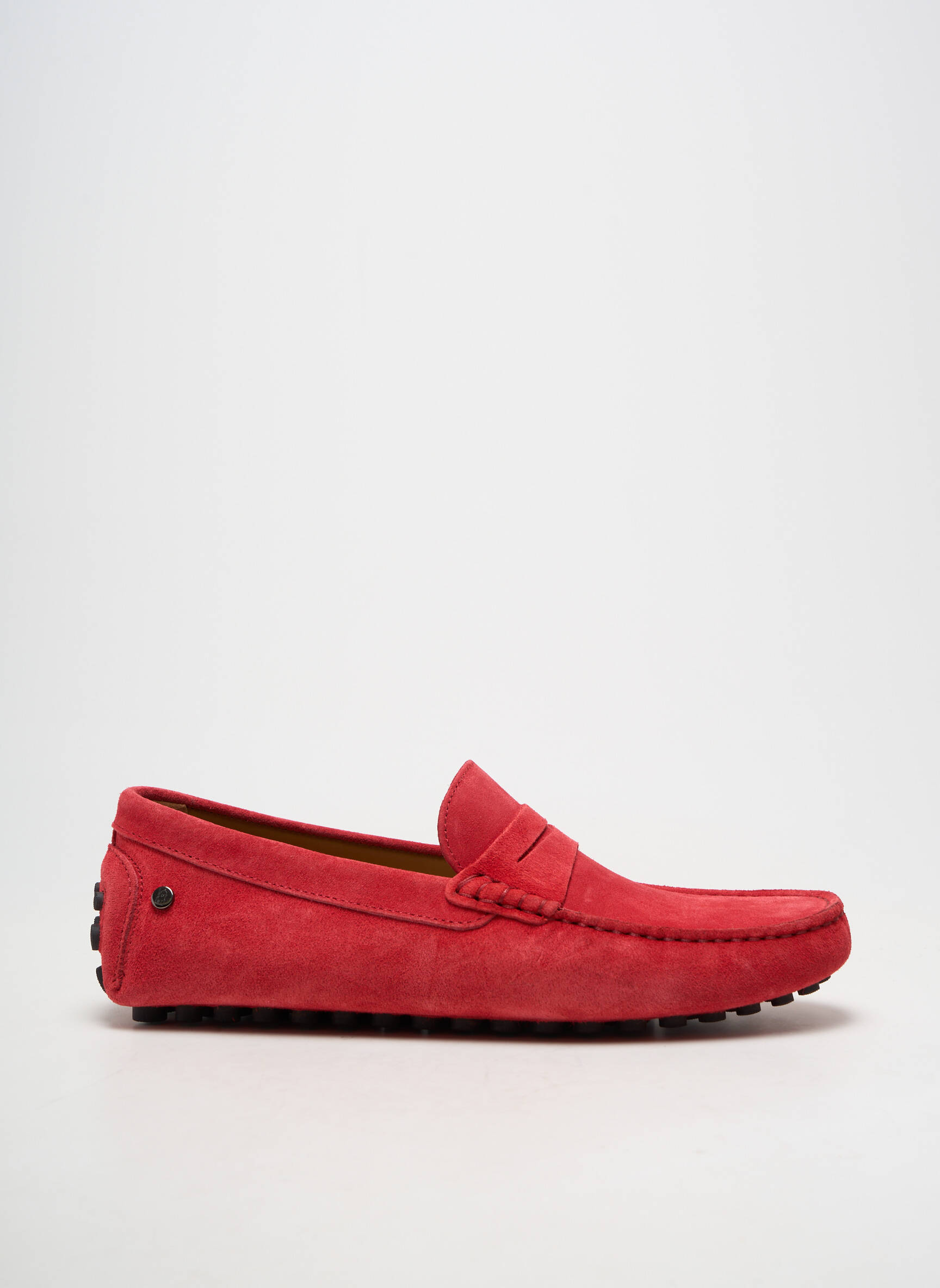 Pantofi de barcă vârf rotund vârf rotund roșu LES MOCASSINS TROPEZIENS bărbat