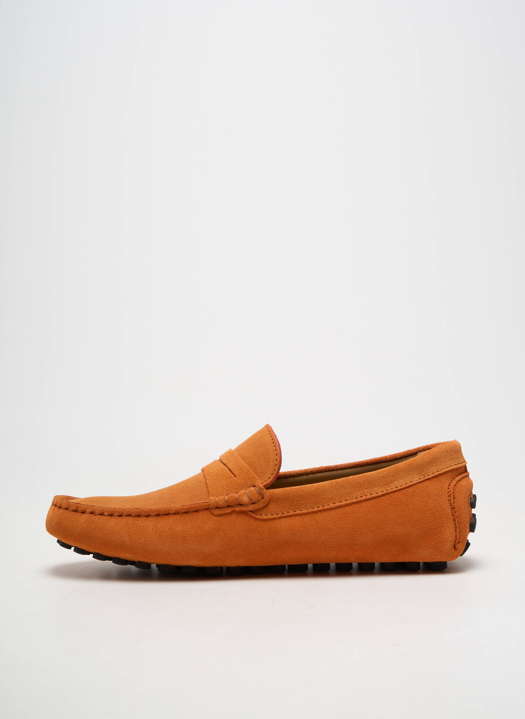 Pantofi de barcă vârf rotund vârf rotund portocalie LES MOCASSINS TROPEZIENS bărbat