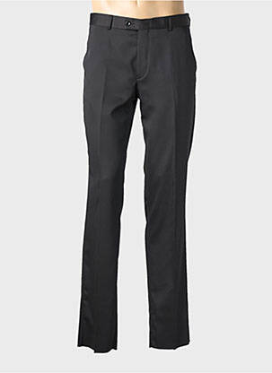 Pantalon slim talie cu cleme mărime normală negru BARBERINI bărbat