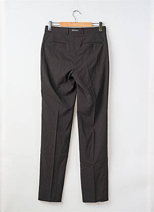 Pantalon drept talie cu cleme mărime normală negru BRUNO SAINT HILAIRE bărbat