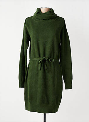 Rochie pulover strânsă pe partea de jos mâneci lungi verde RAGWEAR femeie