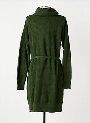 Rochie pulover strânsă pe partea de jos mâneci lungi verde RAGWEAR femeie