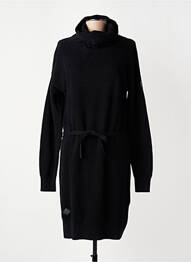 Rochie pulover strânsă pe partea de jos mâneci lungi negru RAGWEAR femeie