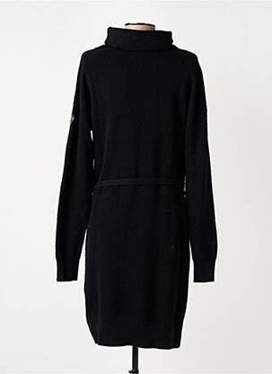 Rochie pulover strânsă pe partea de jos mâneci lungi negru RAGWEAR femeie