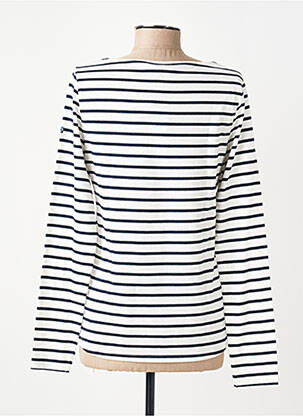 Tricou mâneci lungi mâneci lungi albastru ELLE EST OU LA MER femeie