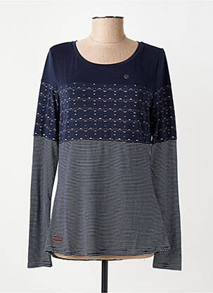 Tricou mâneci lungi mâneci lungi albastru RAGWEAR femeie