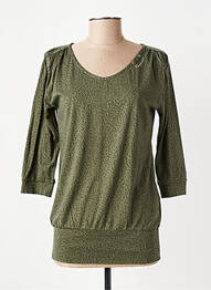 Tricou mâneci 3/4 mâneci 3/4 verde RAGWEAR femeie