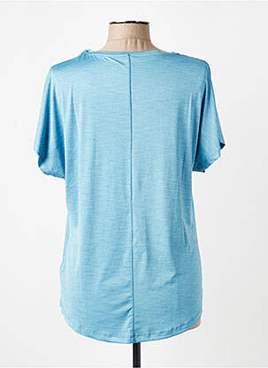 Tricou guler în v mâneci scurte albastru DARE 2 BE femeie