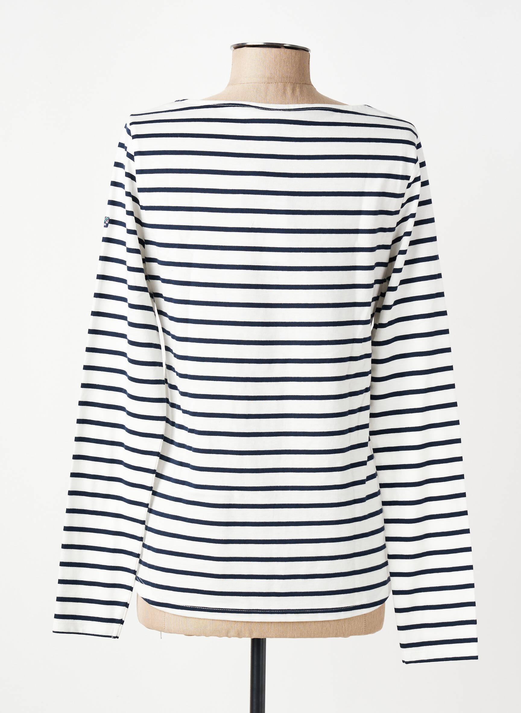 Tricou mâneci lungi mâneci lungi albastru ELLE EST OU LA MER femeie