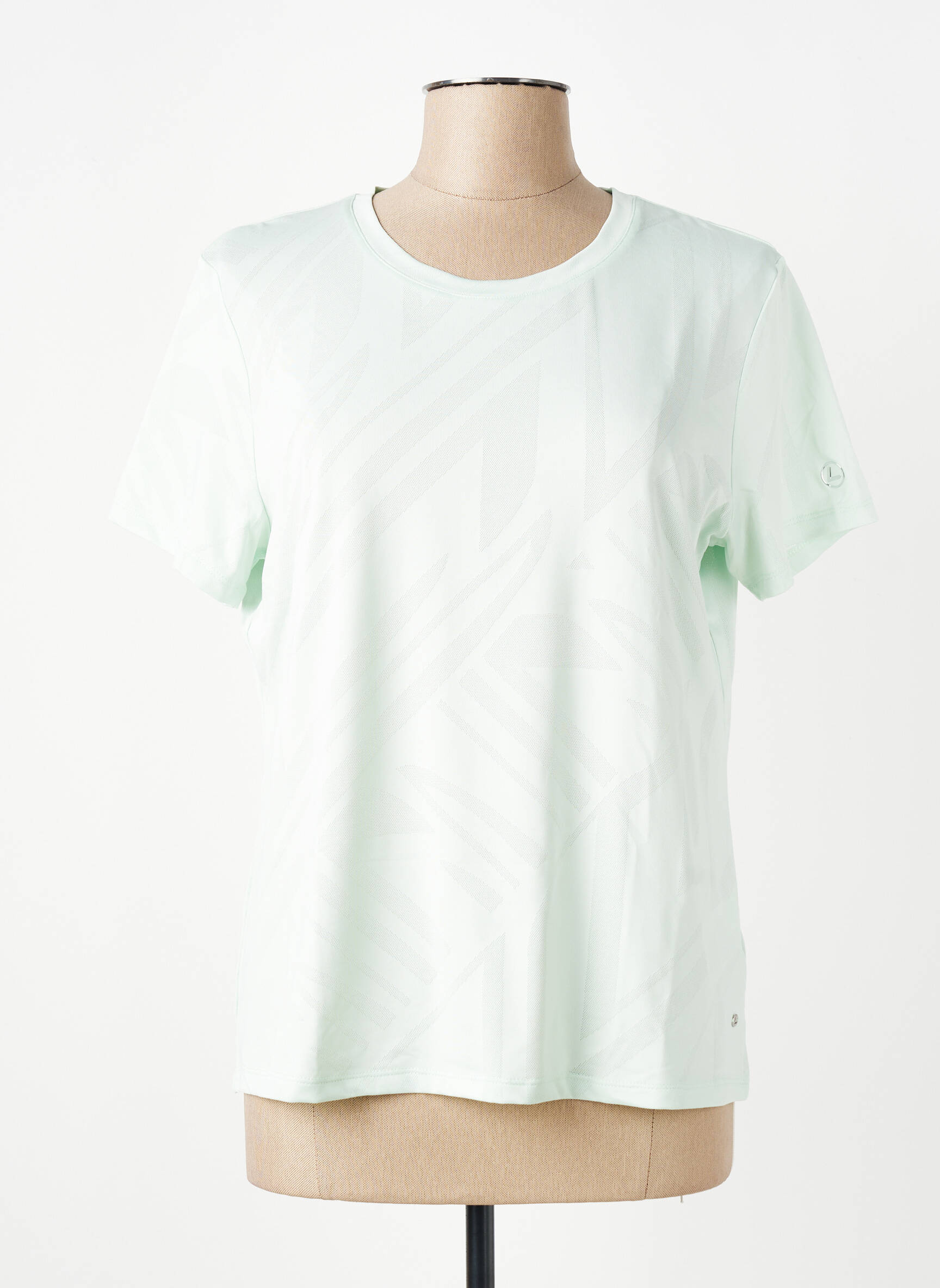 Tricou elasticitate mâneci scurte verde LUHTA femeie