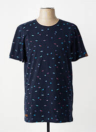 Tricou elasticitate mâneci scurte albastru RAGWEAR bărbat