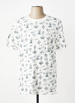 Tricou elasticitate mâneci scurte alb RAGWEAR bărbat