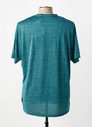 Tricou țesătură melanj mâneci scurte verde RUKKA bărbat
