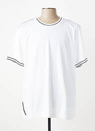 Tricou elasticitate mâneci scurte alb LUHTA bărbat