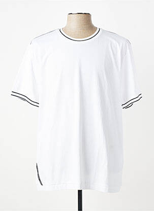 Tricou elasticitate mâneci scurte alb LUHTA bărbat