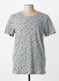 Tricou elasticitate mâneci scurte gri RAGWEAR bărbat
