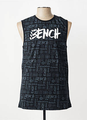 Maiou croială dreaptă fără mâneci negru BENCH bărbat