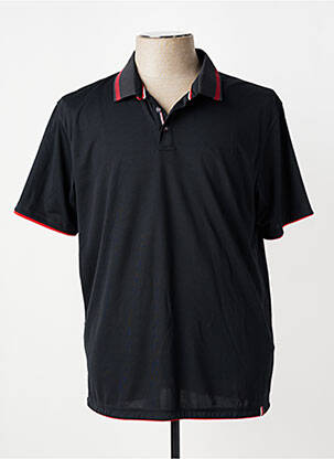 Polo țesătură jersey mâneci scurte negru LUHTA bărbat
