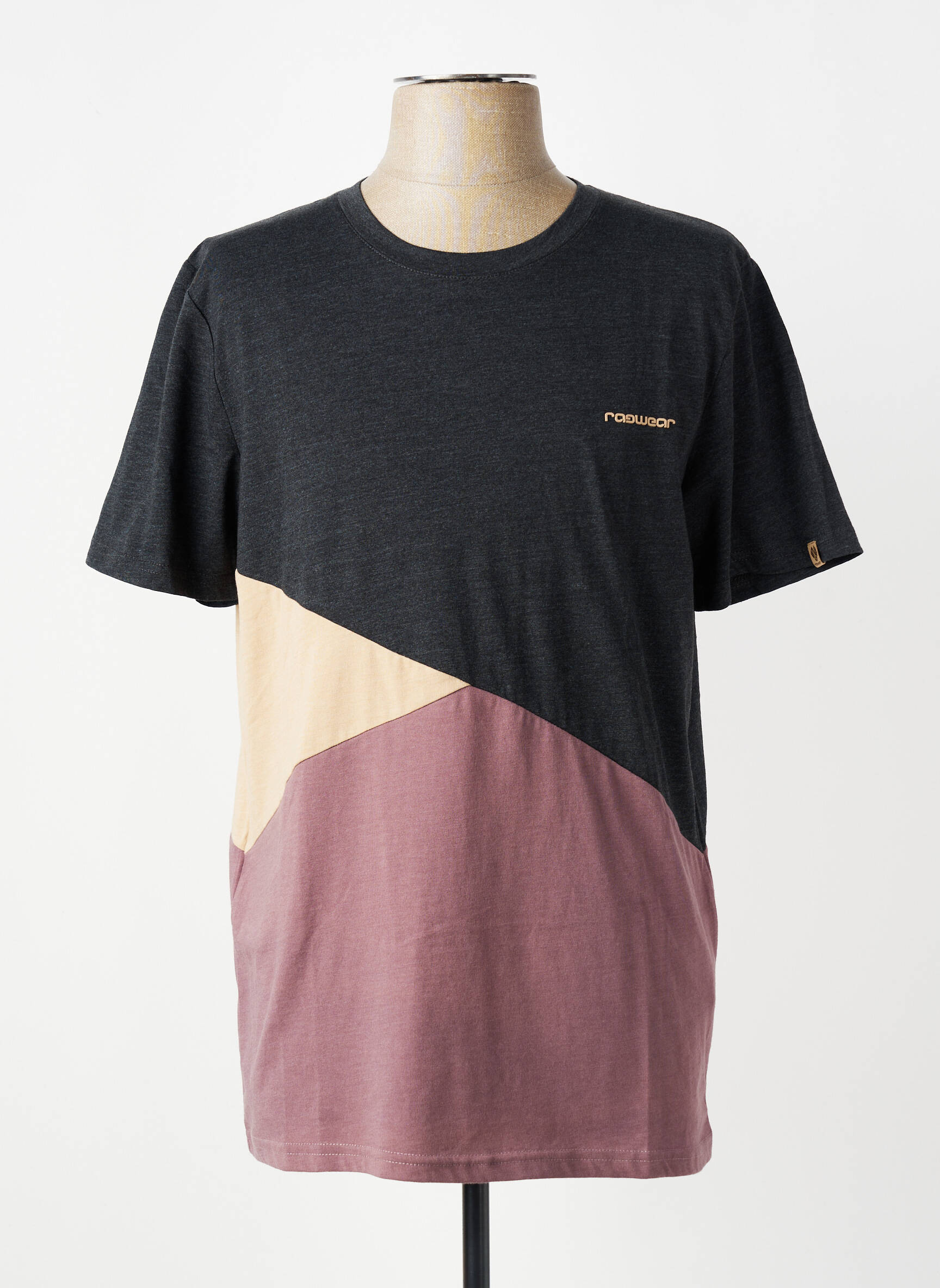 Tricou elasticitate mâneci scurte gri RAGWEAR bărbat