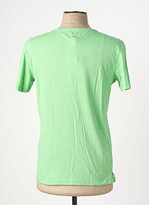 Tricou guler tunisian mâneci scurte verde EUROPANN bărbat