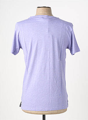 Tricou croială cambrată mâneci scurte violet EUROPANN bărbat