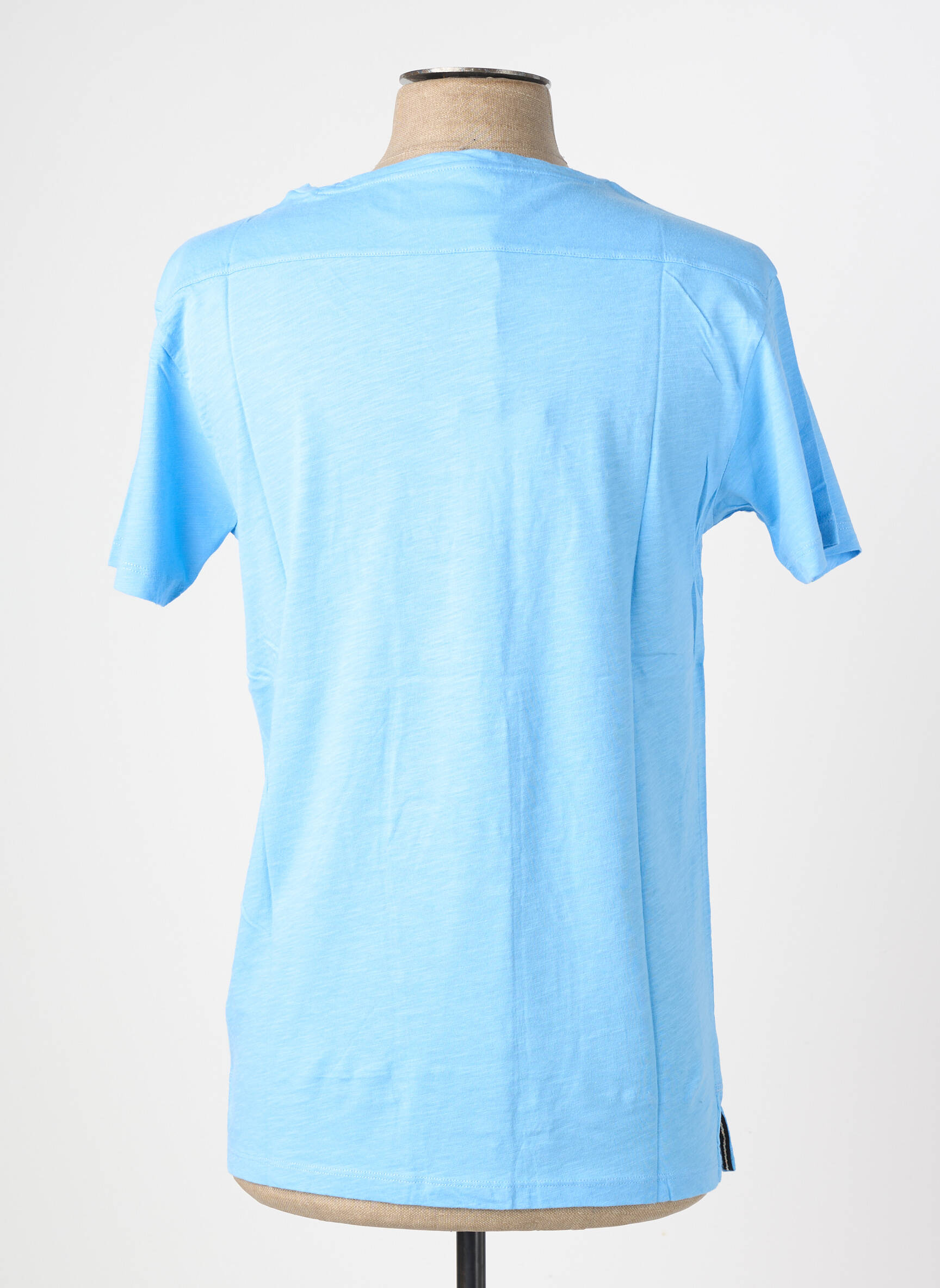 Tricou croială cambrată mâneci scurte albastru închis EUROPANN bărbat