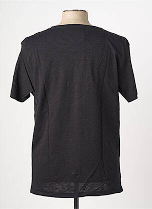 Tricou croială cambrată mâneci scurte negru EUROPANN bărbat