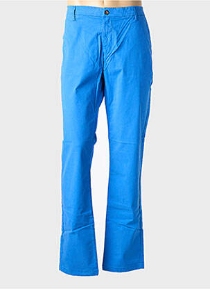 Pantalon chino țesătură poplin mărime normală albastru închis EUROPANN bărbat