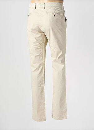 Pantalon chino țesătură poplin mărime normală bej EUROPANN bărbat