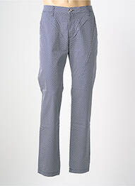 Pantalon chino țesătură poplin mărime normală albastru EUROPANN bărbat