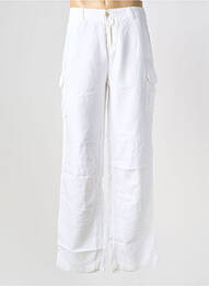 Pantalon cargo croială dreaptă mărime normală alb EUROPANN bărbat