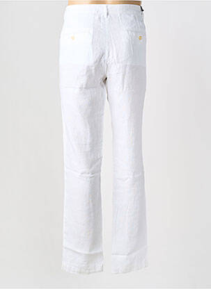 Pantalon slim țesătură poplin mărime normală alb EUROPANN bărbat