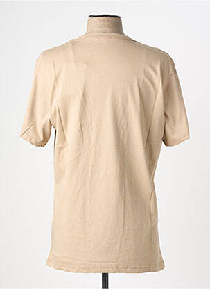 Tricou croială cambrată mâneci scurte bej IRON AND RESIN bărbat