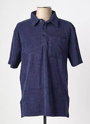 Polo țesătură jersey mâneci scurte albastru IRON AND RESIN bărbat