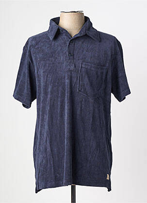 Polo țesătură jersey mâneci scurte albastru închis IRON AND RESIN bărbat