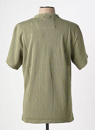 Tricou croială cambrată mâneci scurte verde IRON AND RESIN bărbat