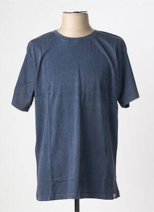 Tricou croială cambrată mâneci scurte albastru IRON AND RESIN bărbat