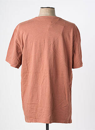 Tricou croială cambrată mâneci scurte maro IRON AND RESIN bărbat