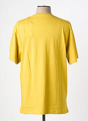 Tricou bio mâneci scurte galben IRON AND RESIN bărbat