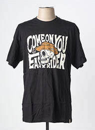 Tricou croială cambrată mâneci scurte negru IRON AND RESIN bărbat
