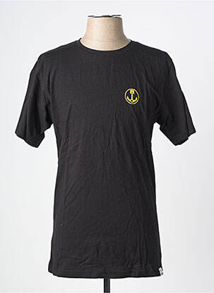 Tricou bio mâneci scurte negru IRON AND RESIN bărbat