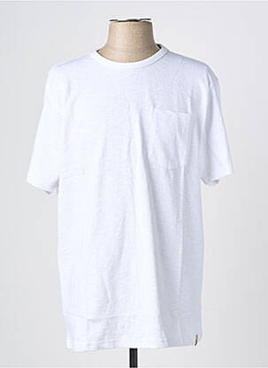Tricou elasticitate mâneci scurte alb IRON AND RESIN bărbat