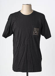 Tricou croială cambrată mâneci scurte negru IRON AND RESIN bărbat