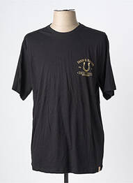 Tricou croială cambrată mâneci scurte negru IRON AND RESIN bărbat
