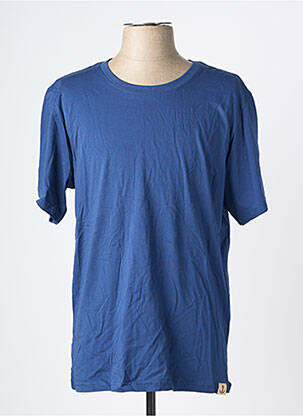 Tricou croială cambrată mâneci scurte albastru IRON AND RESIN bărbat