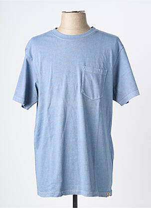 Tricou elasticitate mâneci scurte albastru IRON AND RESIN bărbat