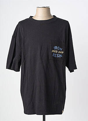 Tricou elasticitate mâneci scurte negru IRON AND RESIN bărbat