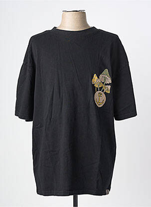 Tricou elasticitate mâneci scurte negru IRON AND RESIN bărbat