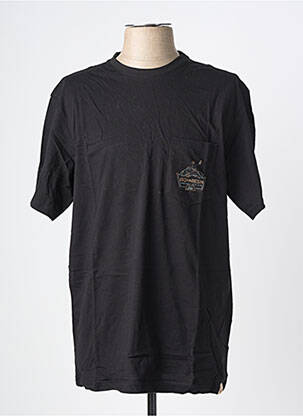 Tricou bio mâneci scurte negru IRON AND RESIN bărbat